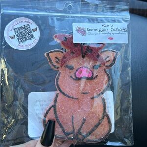 NEW- Cute pig car freshener
